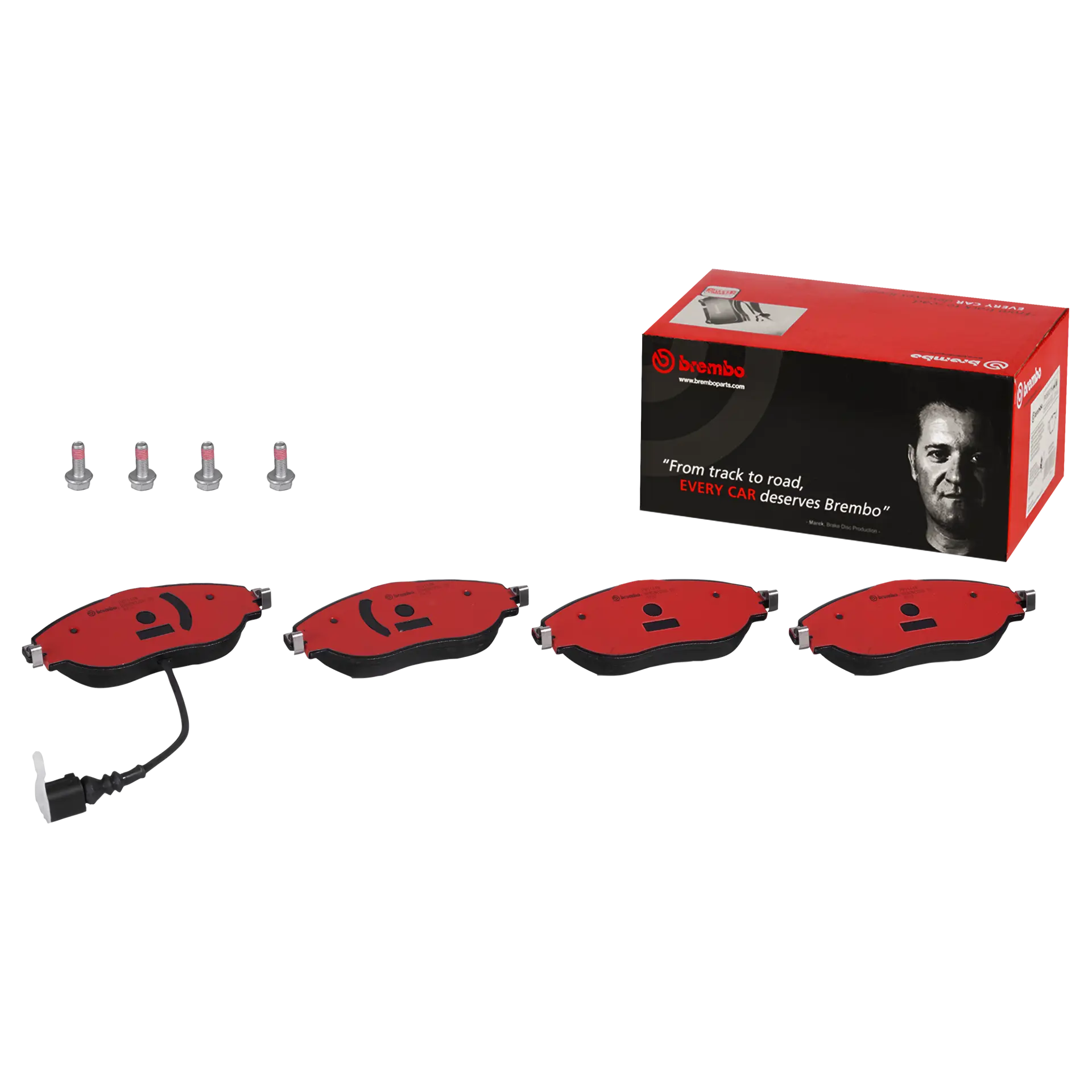 Brembo P85144N NAO ceramic front brake pads included in Golf R MK7 kit