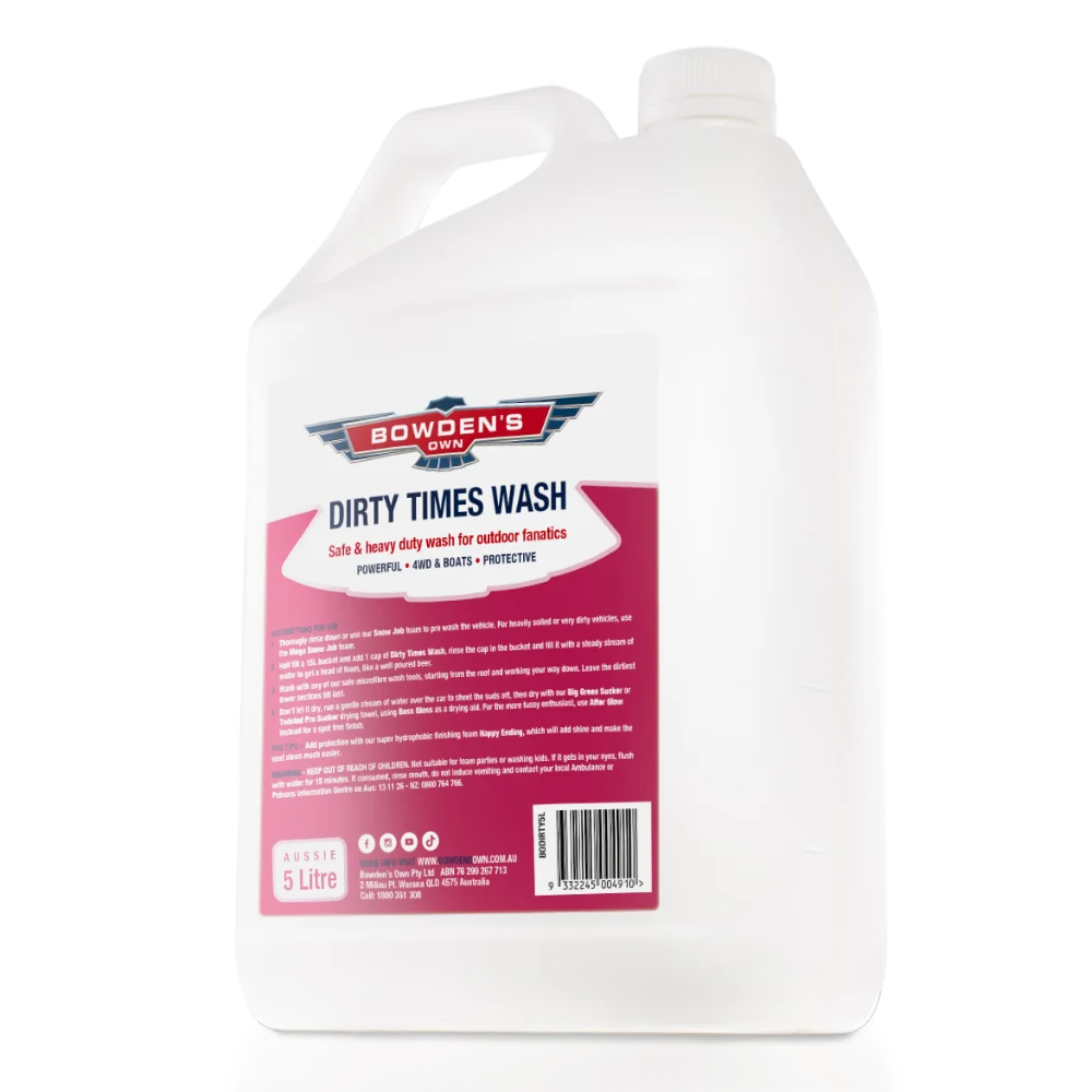 Bowden's Own Dirty Times Wash 5L