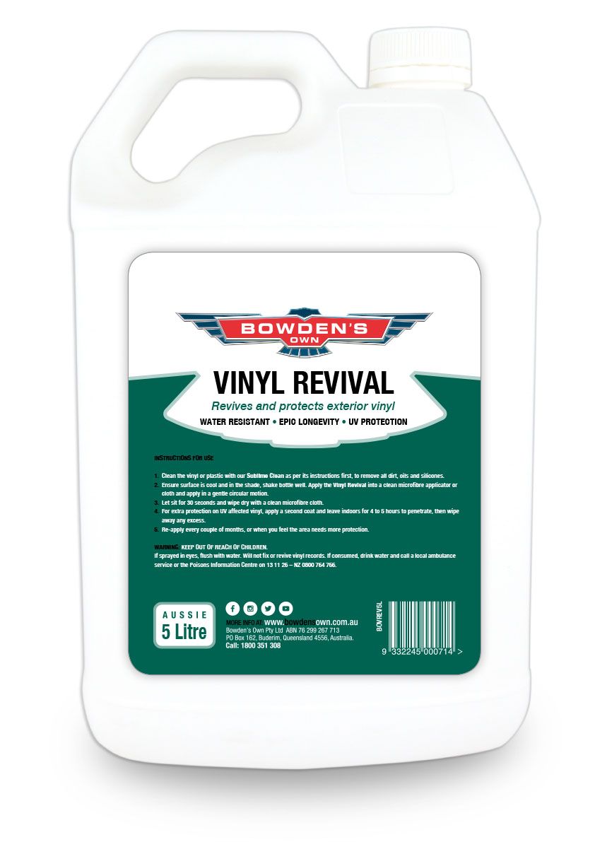Bowden's Own Vinyl Revival 5L