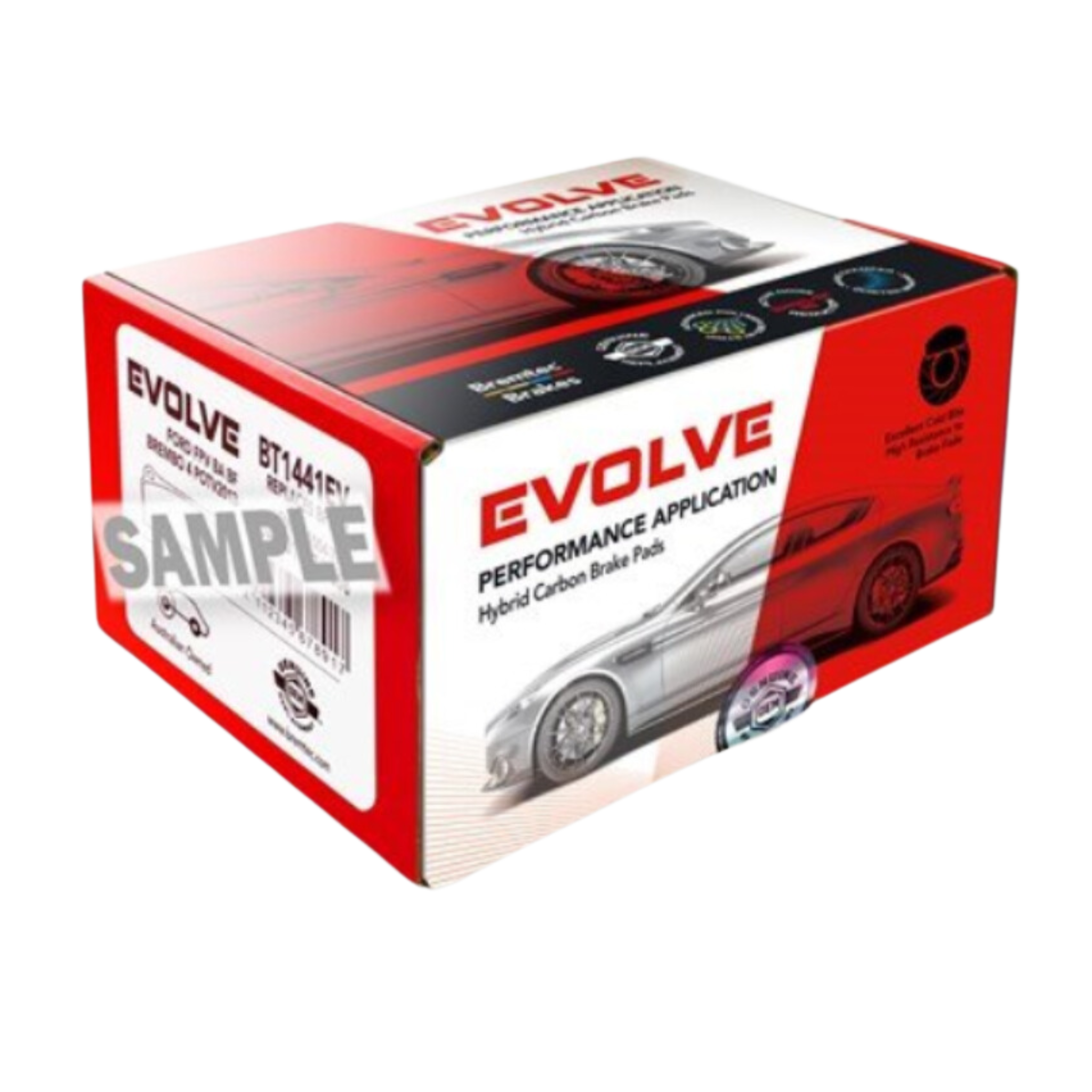 Front Performance Brakepads Ford Bremtec Evolve DB1473 BT1308EV550