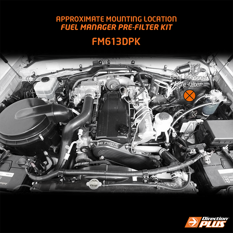 Direction-Plus Fuel Manager Pre-Filter Kit LandCruiser 100 Series FM613DPK