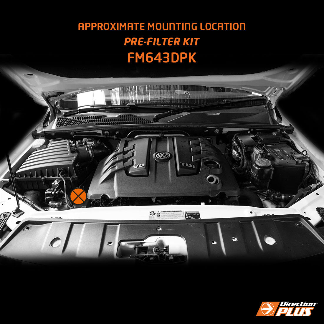Direction-Plus Fuel Manager Pre-Filter Kit Volkswagen Amarok FM643DPK