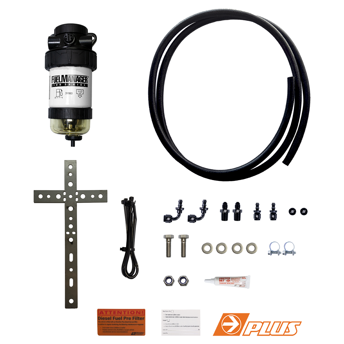 Direction-Plus Universal 8mm Fuel Manager Pre-Filter Kit FM804DPK