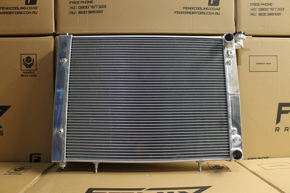 Nissan Skyline R33-R34 (Crossflow) Full Alloy Performance Radiator GEN II, Custom Shroud & 3000cfm Spal Fan