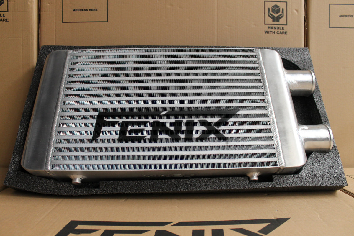 Bar & Plate Intercooler (Core Size 300x450x76mm. 2.5" Outlets Same Side)