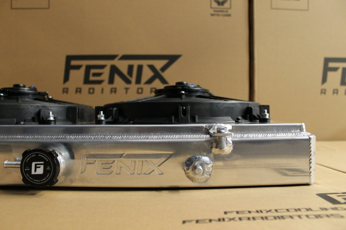 Nissan Silvia S13 CA18DET Full Alloy Performance Radiator & Fan Shroud Kit GEN II