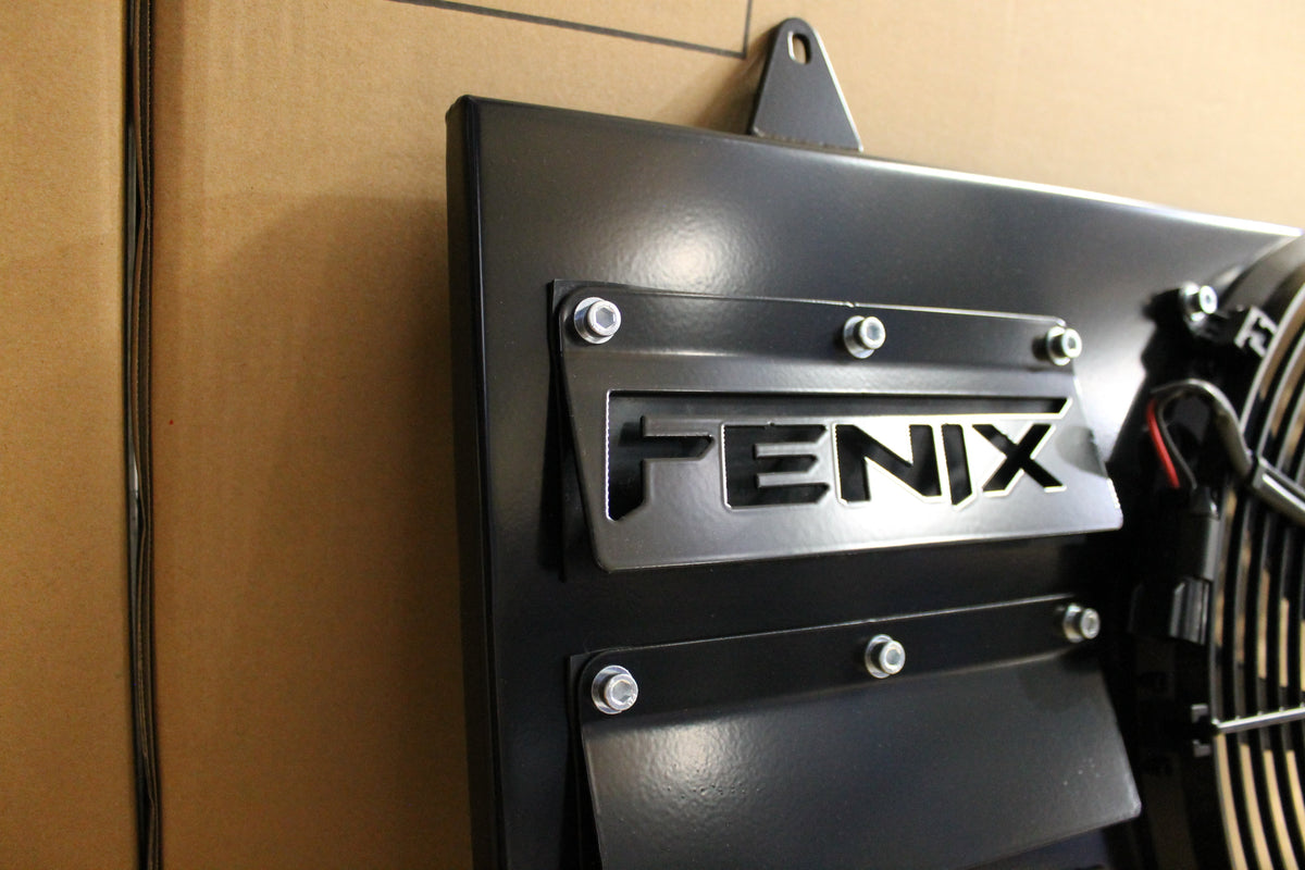 Nissan R32 Skyline Full Aluminium Performance Radiator, Custom Built Shroud & 16" 3000CFM Spal Fan
