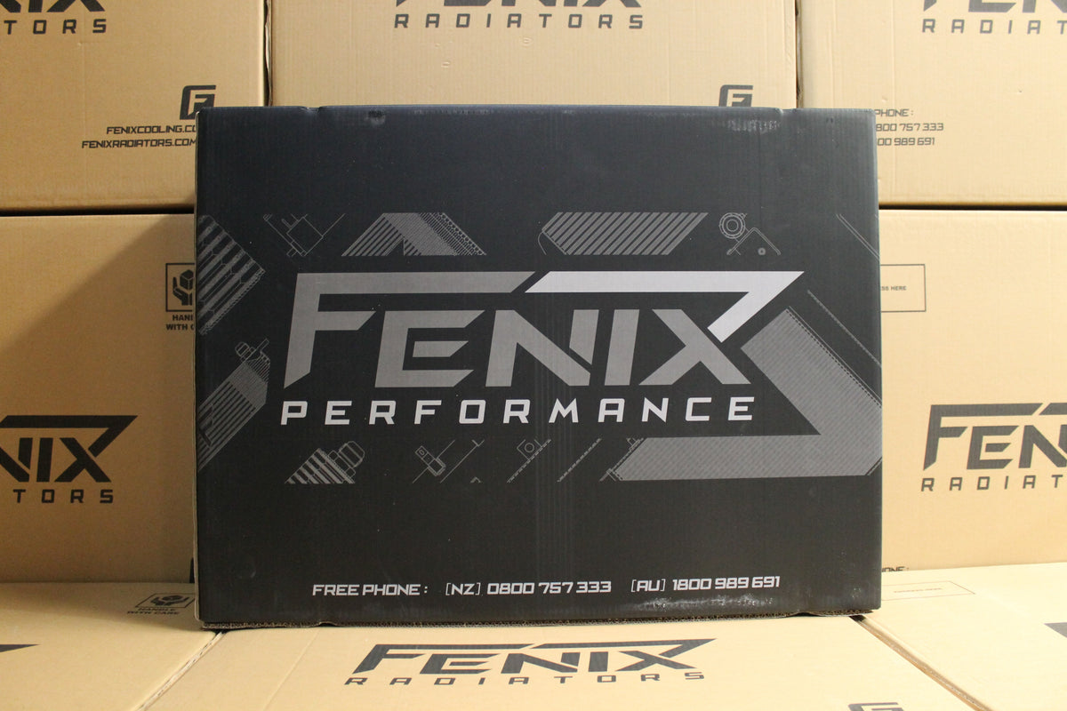 Nissan Skyline R33-R34 (Crossflow) Full Alloy Performance Radiator GEN II, Custom Shroud & 3000cfm Spal Fan