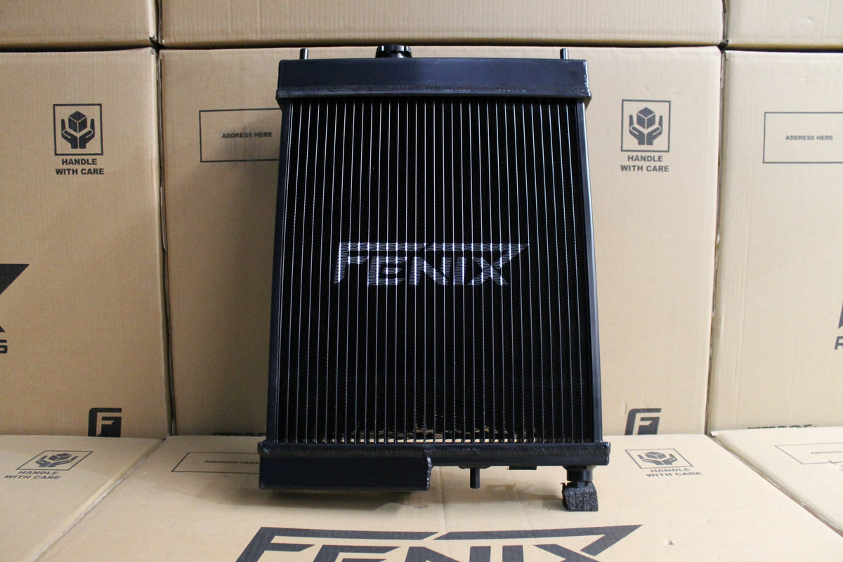 Mitsubishi Evolution 7-8-9 Full Alloy Half Size Performance Radiator, Custom Shroud & 12" Spal Fan