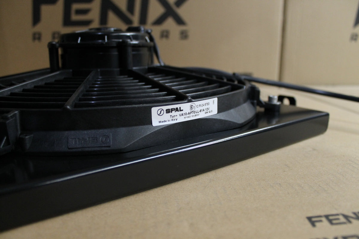 Mitsubishi Evolution 7-8-9 Custom Shroud & 12" Spal Fan to Suit Half Size Radiator
