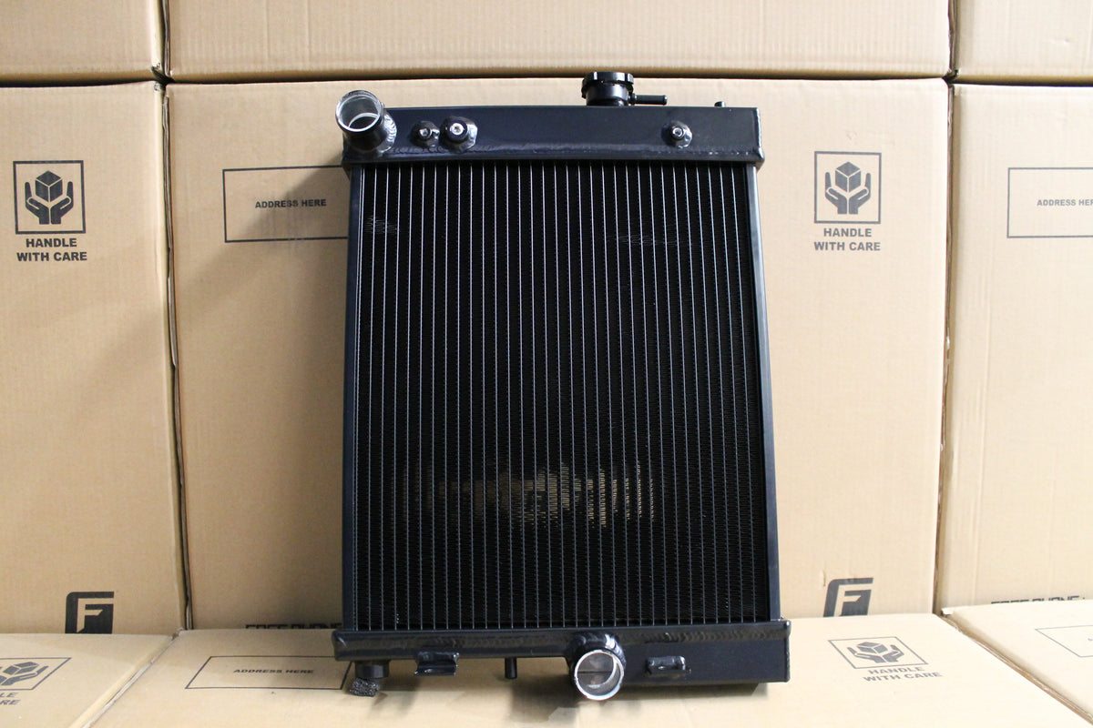 Mitsubishi Evolution 7-8-9 Full Alloy Half Size Performance Radiator, Custom Shroud & 12" Spal Fan