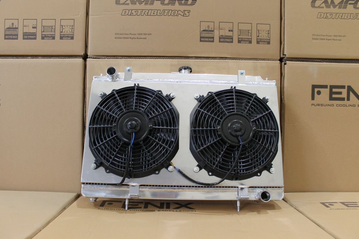 Nissan Silvia S14 S15 SR20DET Full Alloy Performance Radiator & Fan Shroud Kit