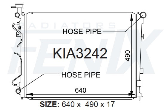 Kia UN Rondo Radiator (APR/2008 - FEB/2013)