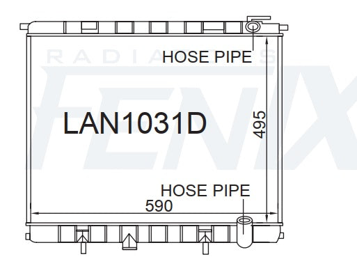 Landrover Range Rover Radiator (JUN/1998 - MAR/2002)