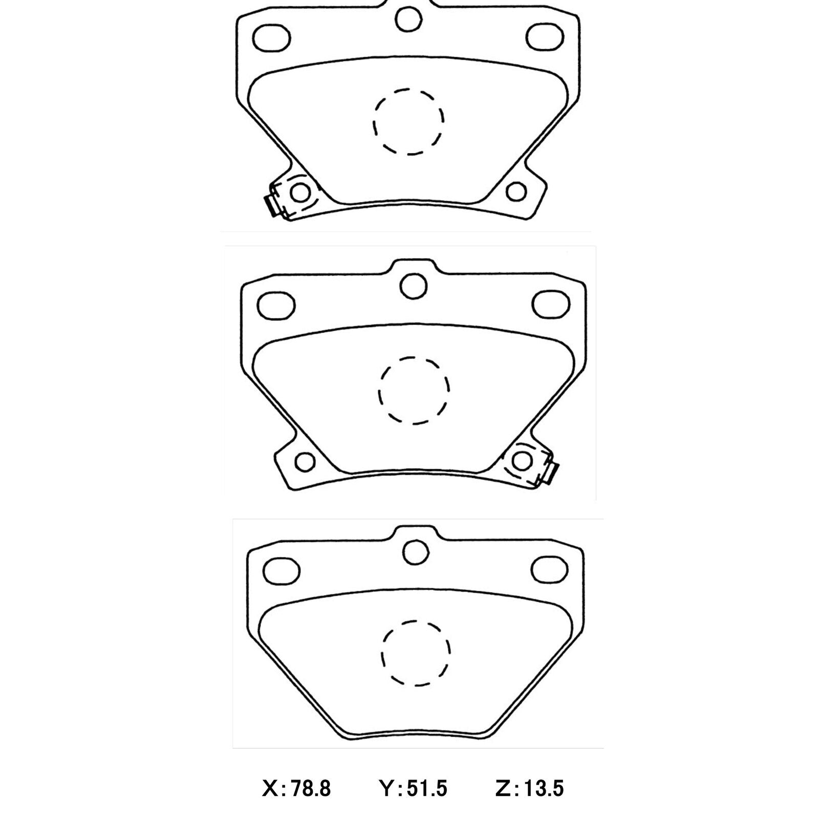 CIRCO S83 Race Brake Pads Toyota Corolla ZZE123