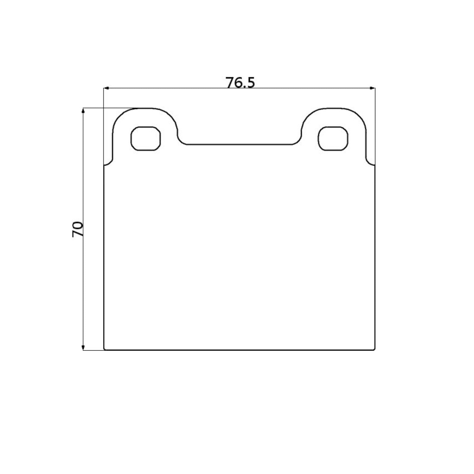 CIRCO M207 Race Brake Pads Porsche 911 Carrera 1977