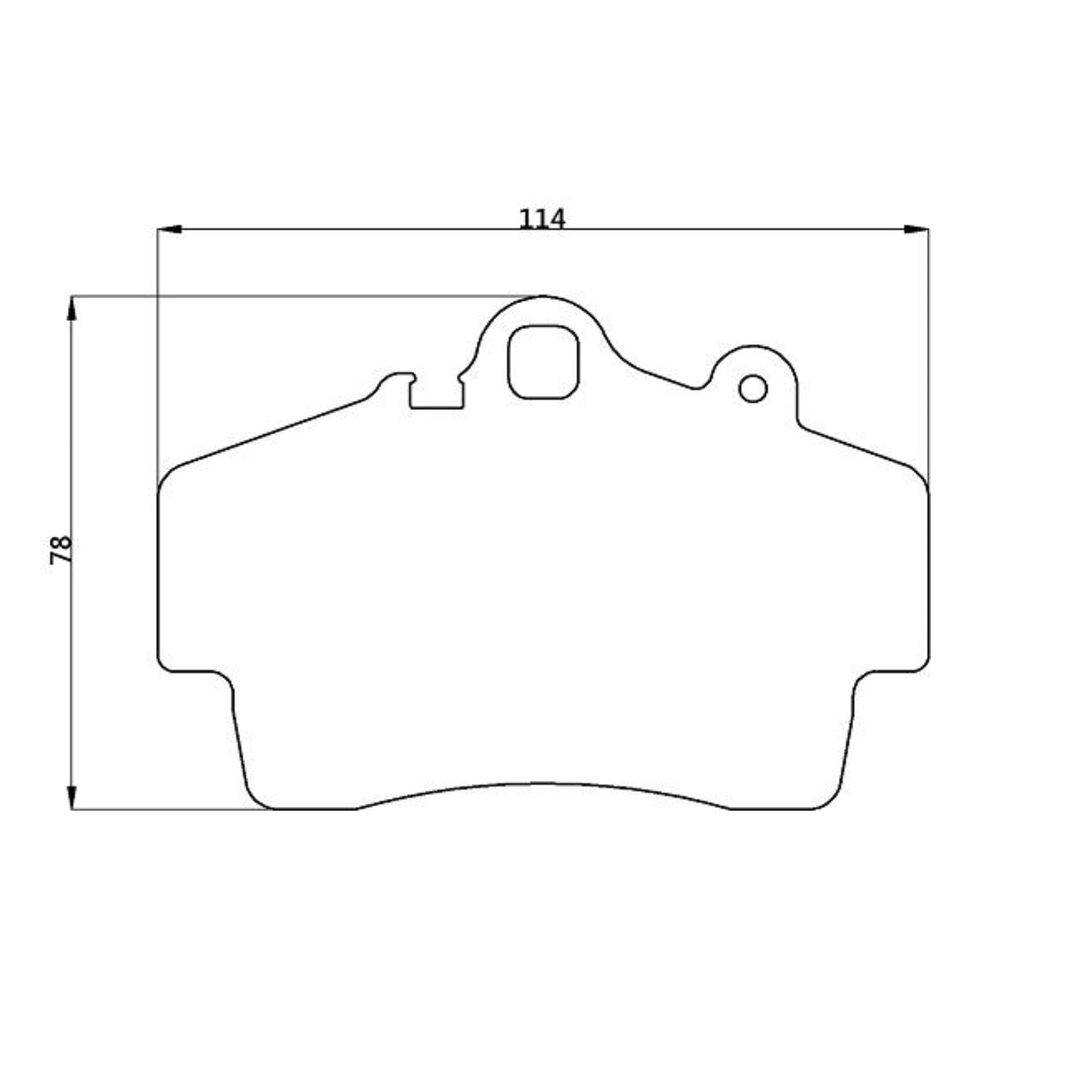 CIRCO M207 Race Brake Pads Porsche Boxster (986) / Cayman (987)