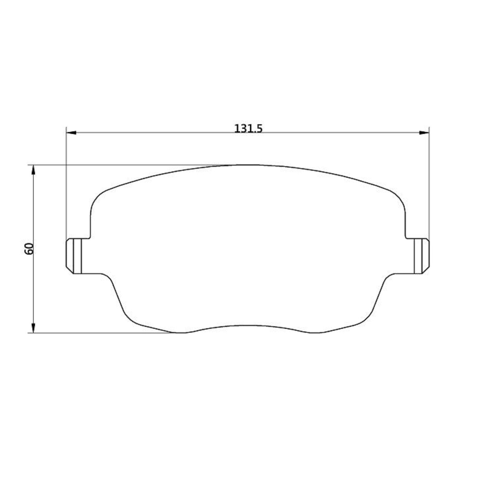 CIRCO SC17 Street Performance Brake Pads VOLKSWAGEN POLO 9N 1.8T GTI FRONT