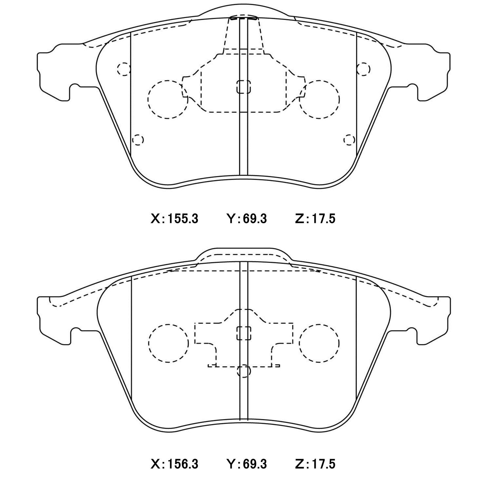 CIRCO M207 Race Brake Pads Volkswagen Golf V R32 / Focus XR5 / Mazda 3 MPS