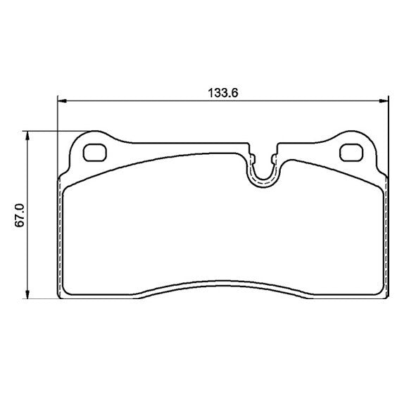CIRCO M119 Race Brake Pads BMW M2 Competition / Audi R8 (with sensor slot)