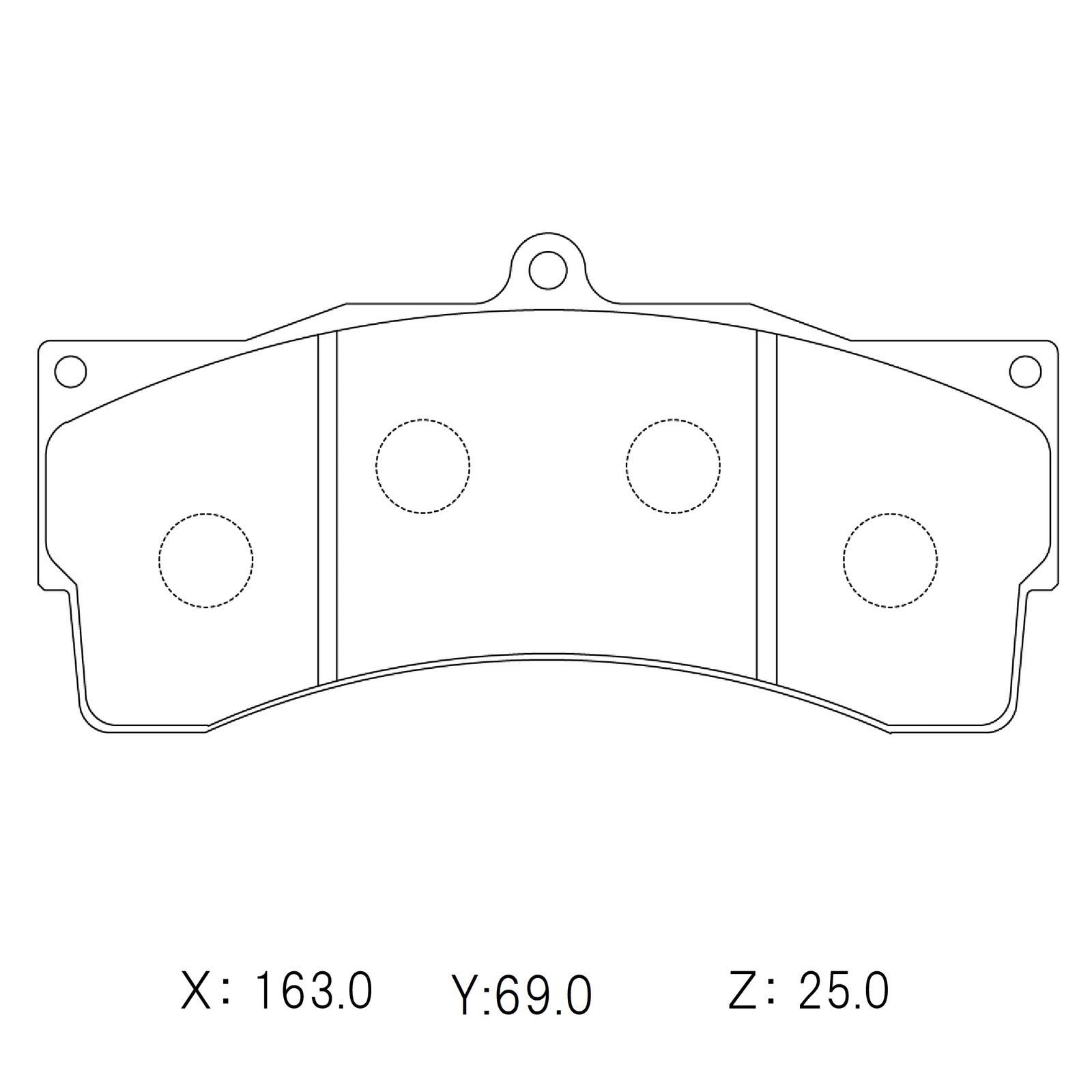 CIRCO M207 Race Brake Pads AP / ALCON GT