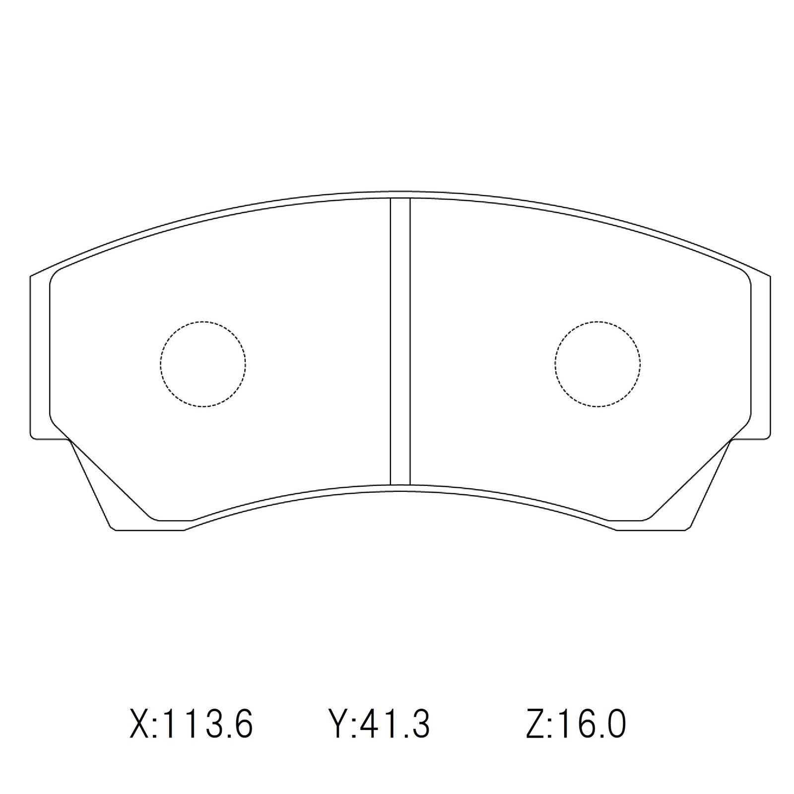 CIRCO M119 Race Brake Pads AP 4 pot 113mm