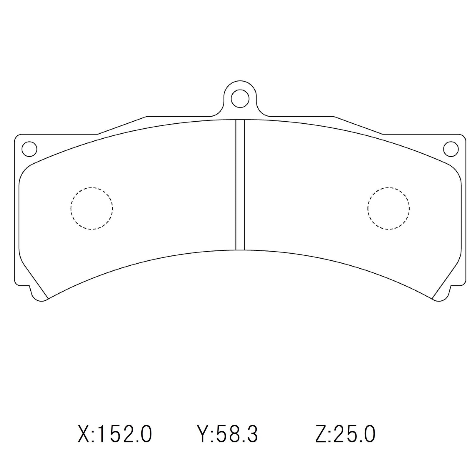 CIRCO M119 Race Brake Pads AP Racing 6 pot 46RD