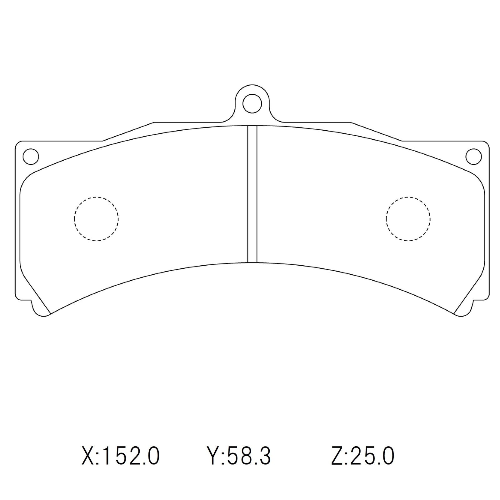 CIRCO M207 Race Brake Pads AP Racing 6 Pot 46RD