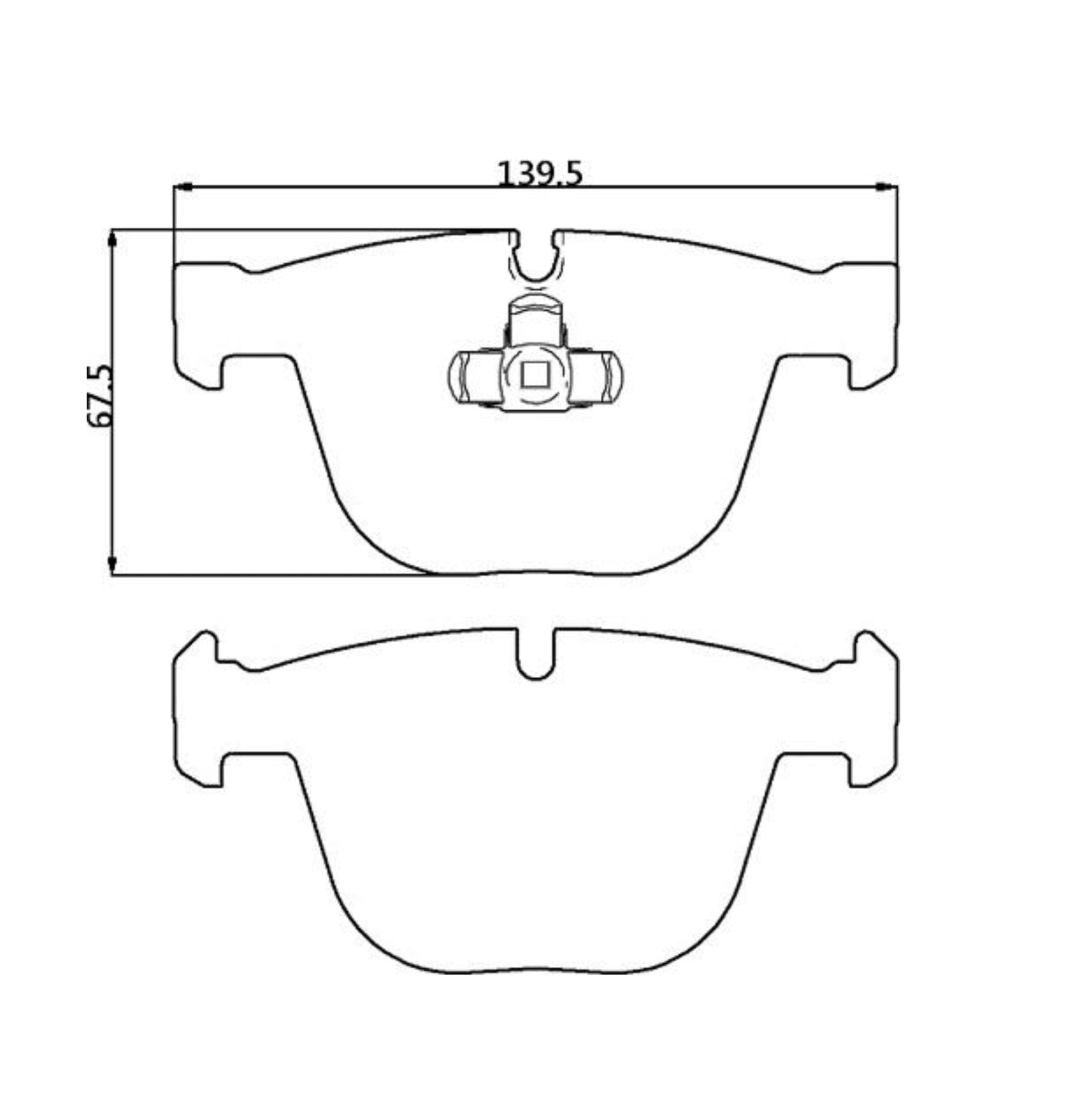 CIRCO M207 Race Brake Pads BMW E82 1M Standard Caliper (non-M)