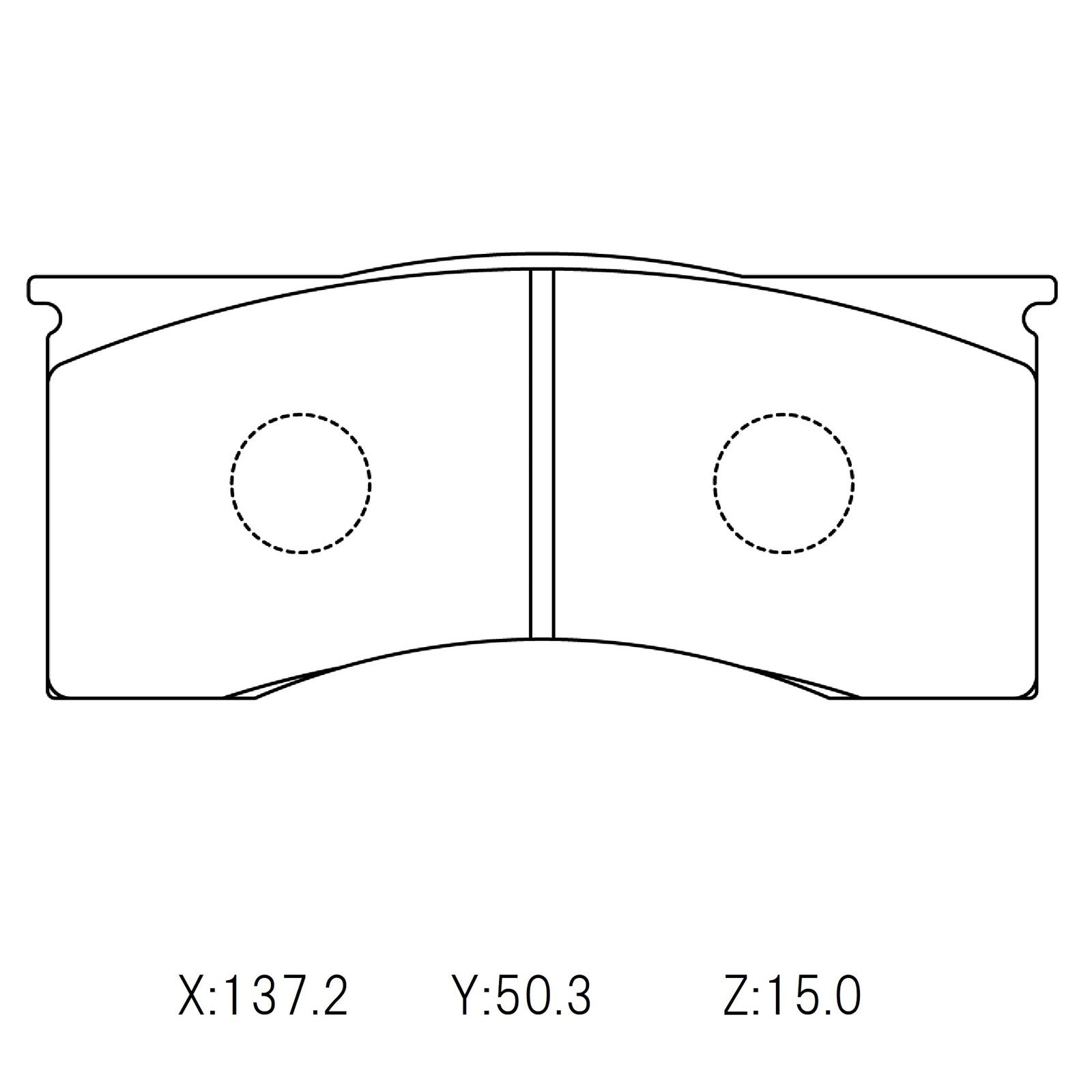 CIRCO M210 Race Brake Pads Kelsey Hayes (LINCOLN) Historic