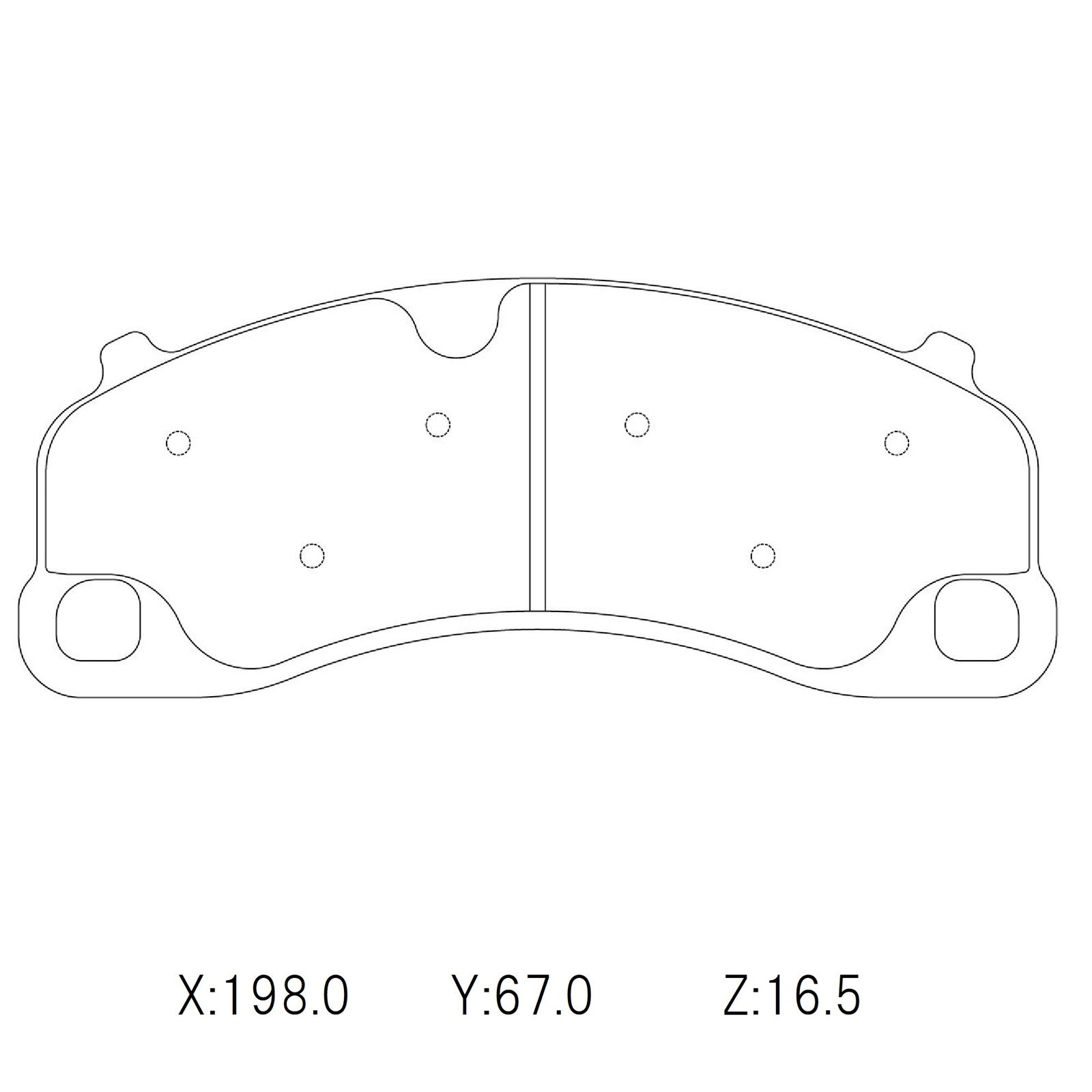 CIRCO M119 Race Brake Pads Porsche 911 Turbo (991) / GT3 3.8 (991) / Cayman (981)