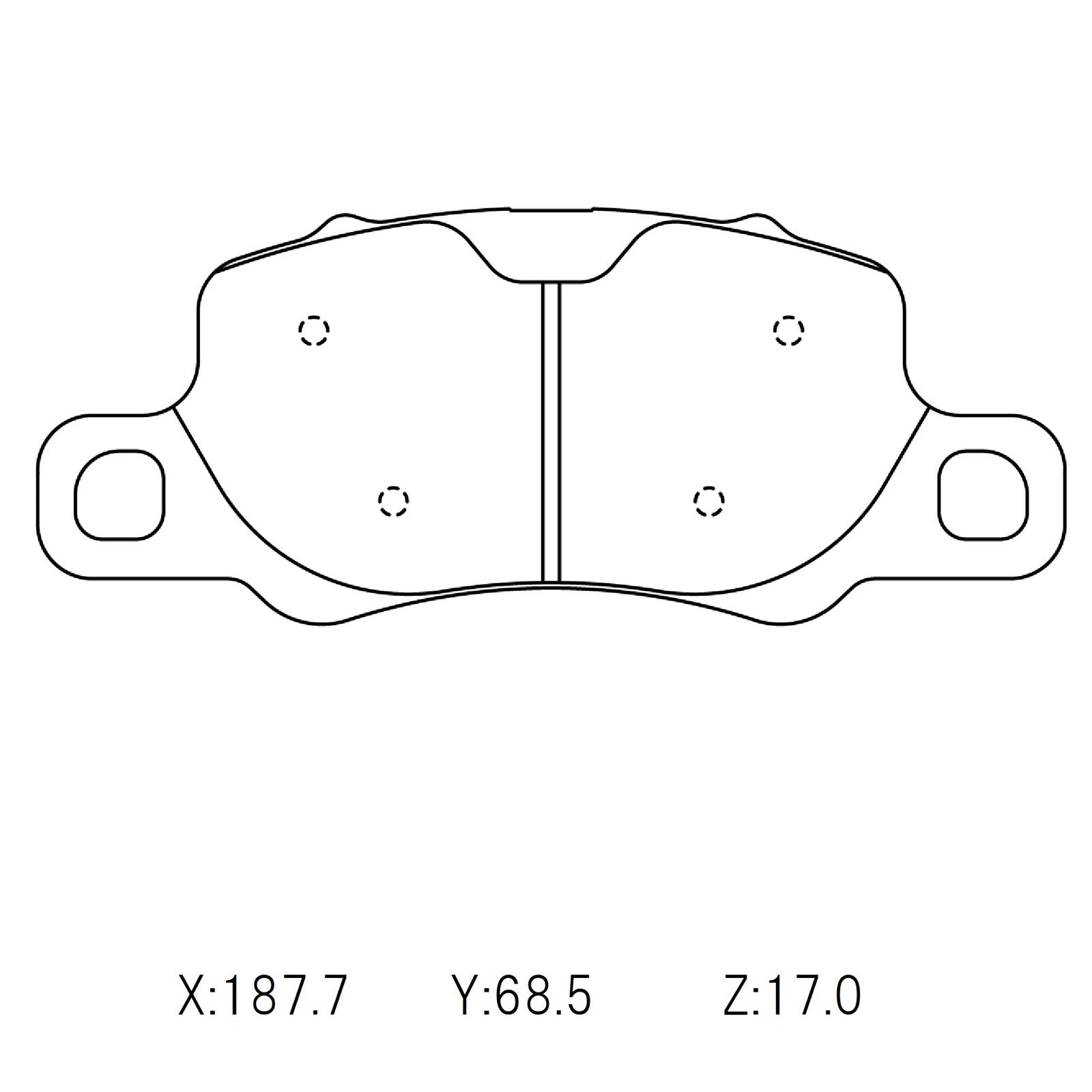 CIRCO M119 Race Brake Pads Porsche 911 Turbo (991) / GT3 3.8 (991) / Cayman (981)