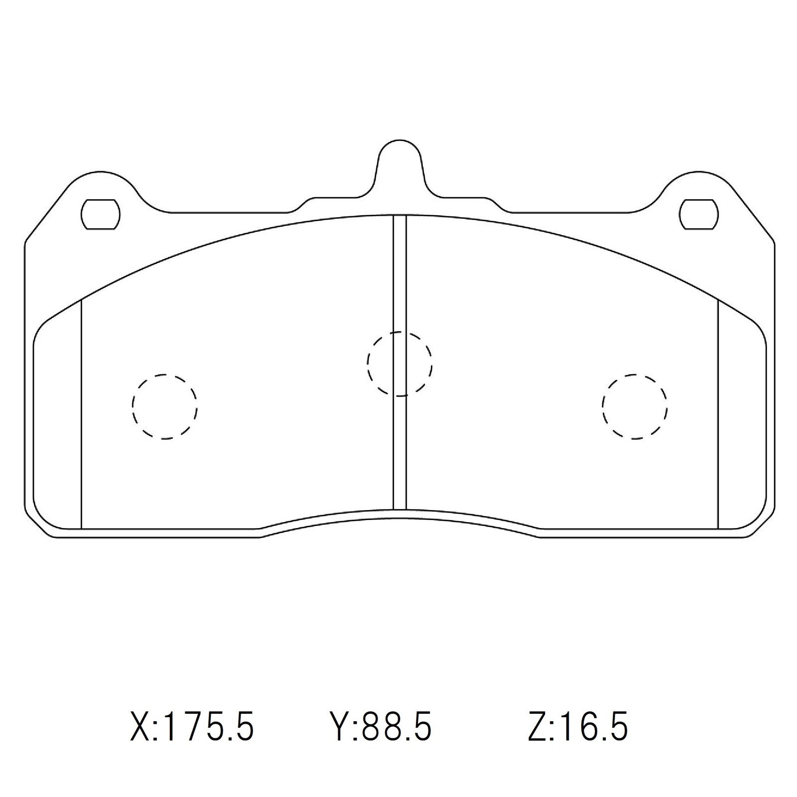 CIRCO M207 Race Brake Pads AP / HSV VF GTS 6pot FRONT