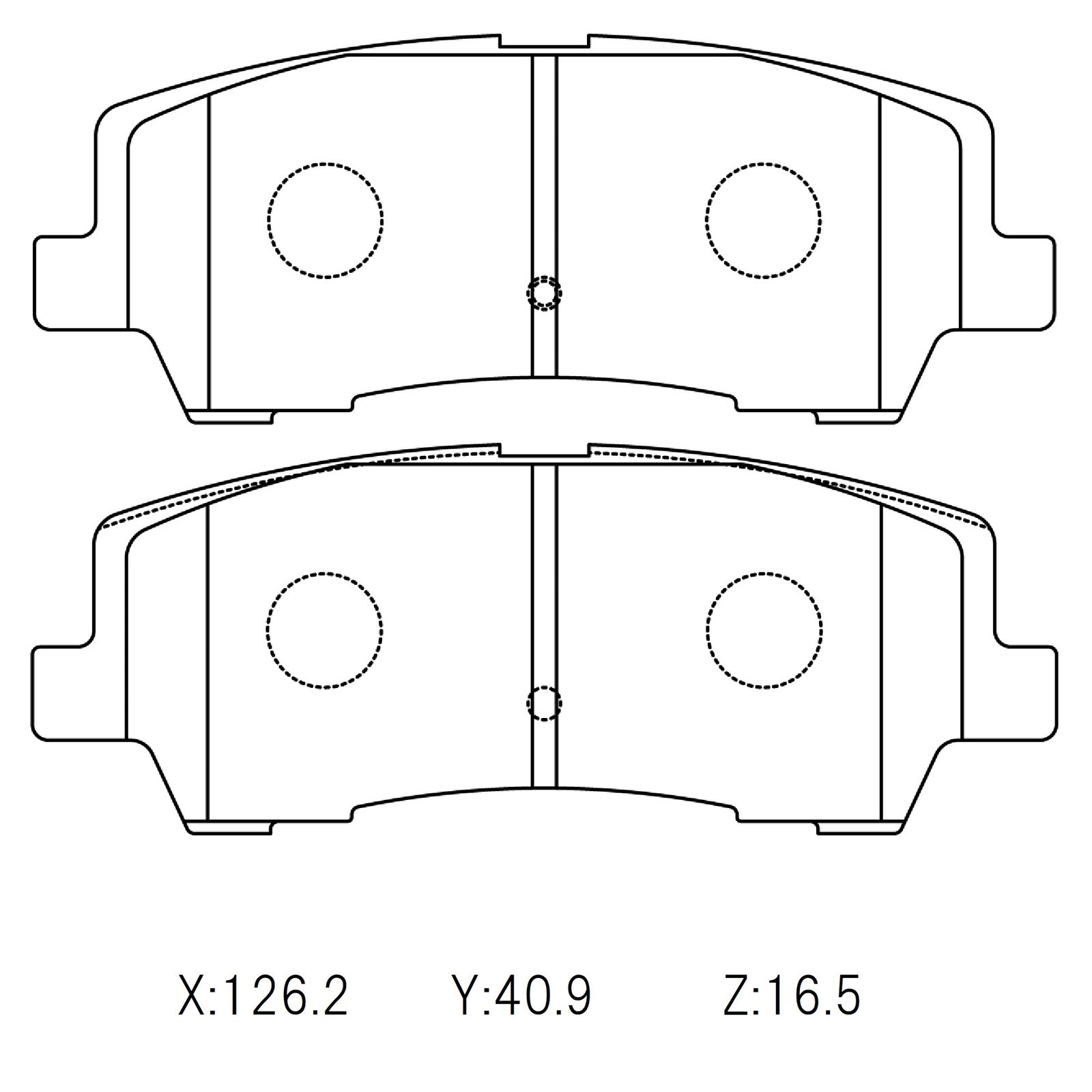 CIRCO S85L Race Brake Pads Ford Mustang 2016