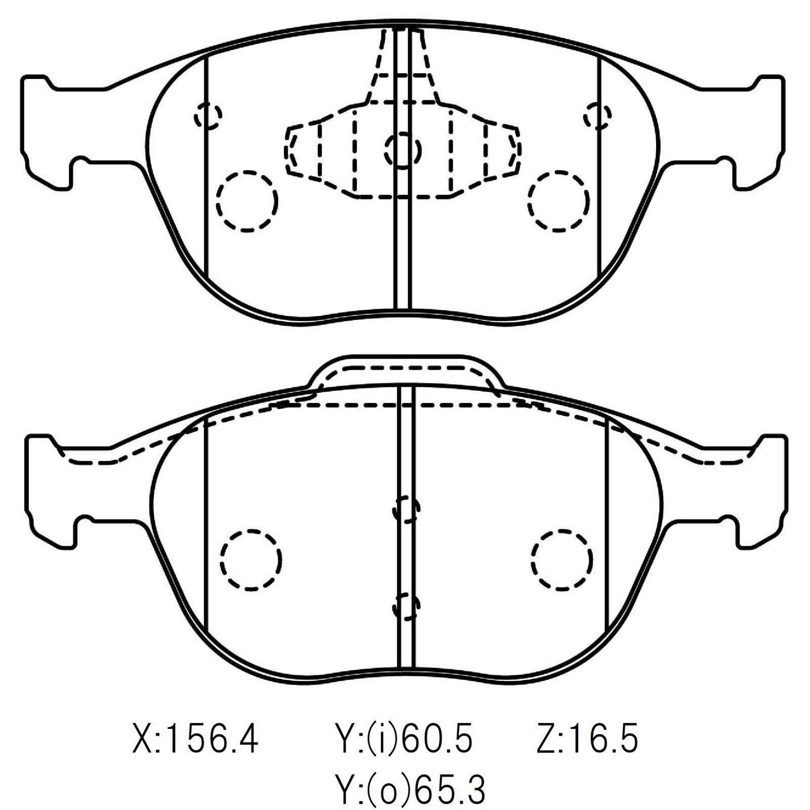 CIRCO M119 Race Brake Pads Ford Fiesta 2001