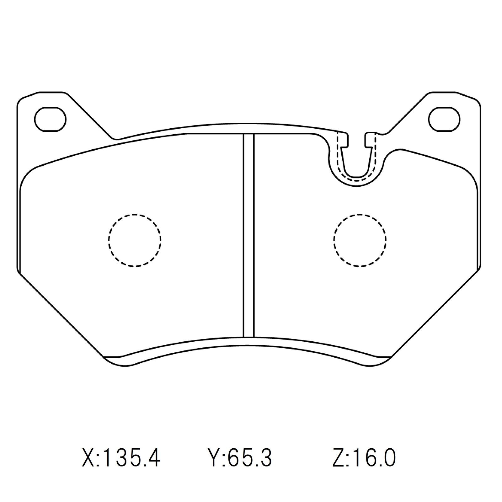 CIRCO M207 Race Brake Pads Audi Q5 Brembo Front for PR number:1LH, 1LP