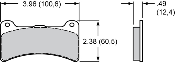 CIRCO M119 Race Brake Pads Wilwood Dynapro Low Profile 4812