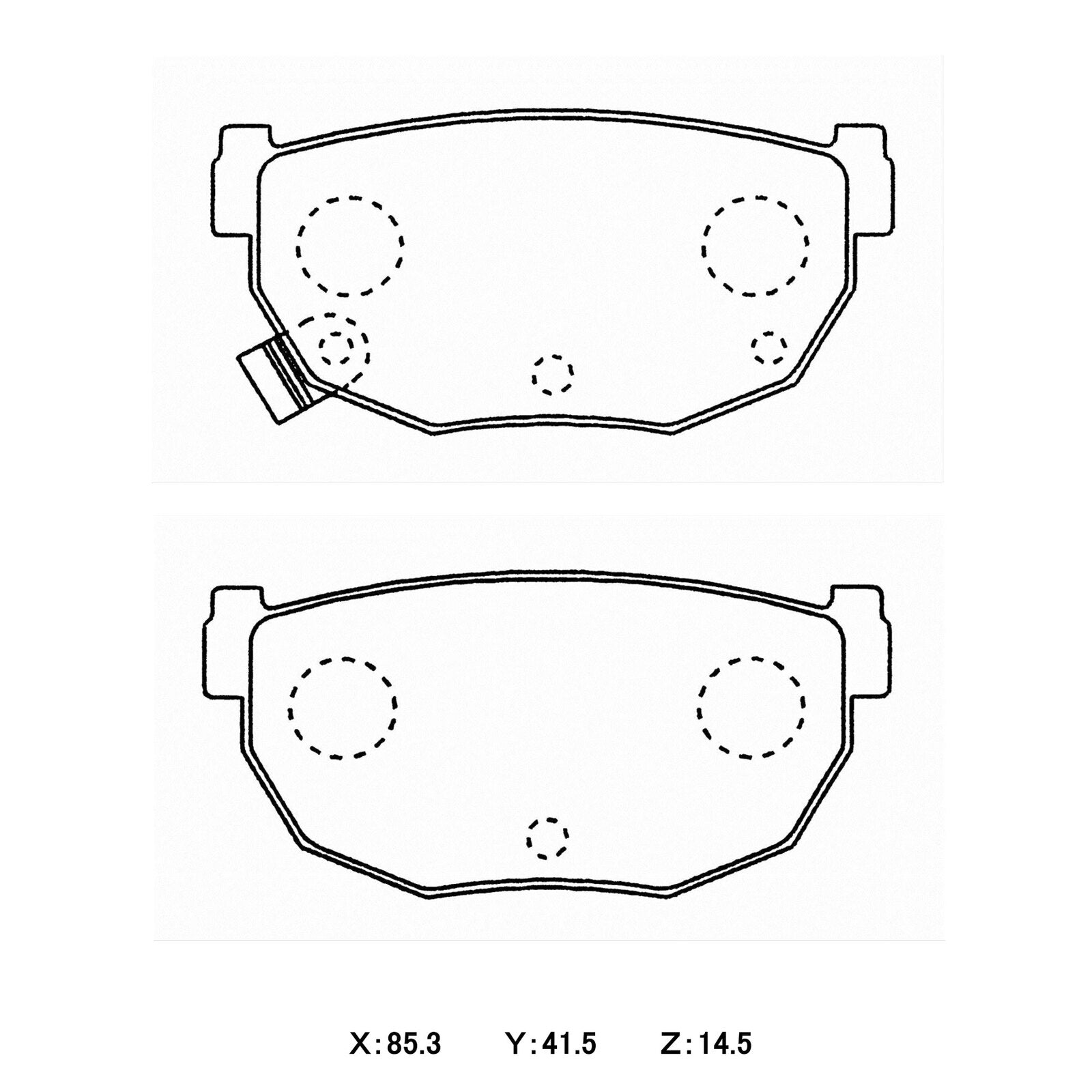CIRCO SC17 Street Performance Brake Pads NISSAN Silvia