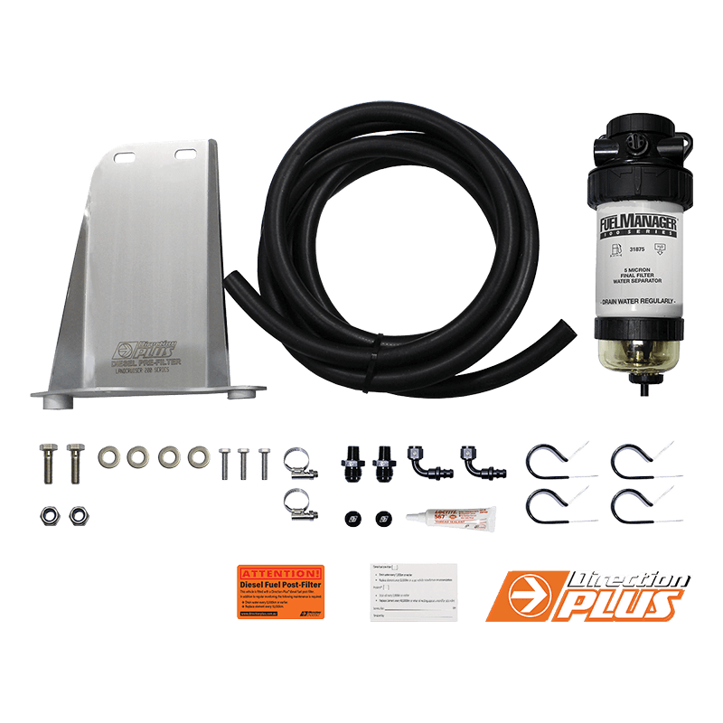 Direction-Plus Fuel Manager Post-Filter + Catch Can Kit LandCruiser 200 Series PFPV614DPC