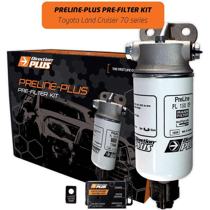 Direction-Plus PreLine-Plus Pre-Filter Kit LandCruiser 70 Series PL640DPK