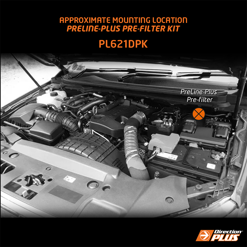 Direction-Plus PreLine-Plus Pre-Filter Kit Ranger / Everest / BT-50 PL661DPK