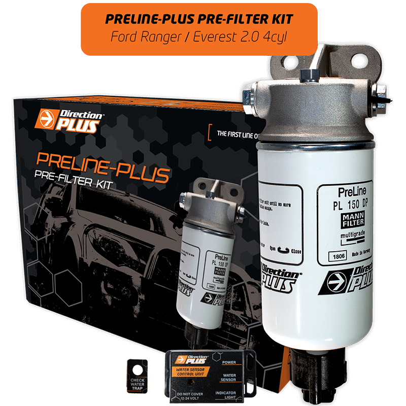 Direction-Plus PreLine-Plus Pre-Filter Kit Ford Ranger / Everest / Raptor PXIII Bi-Turbo PL664DPK