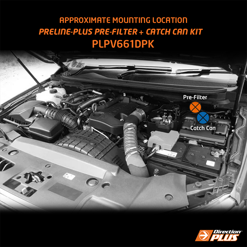 Direction-Plus PreLine-Plus + ProVent Dual Kit Ranger / Everest / BT-50 PLPV661DPK