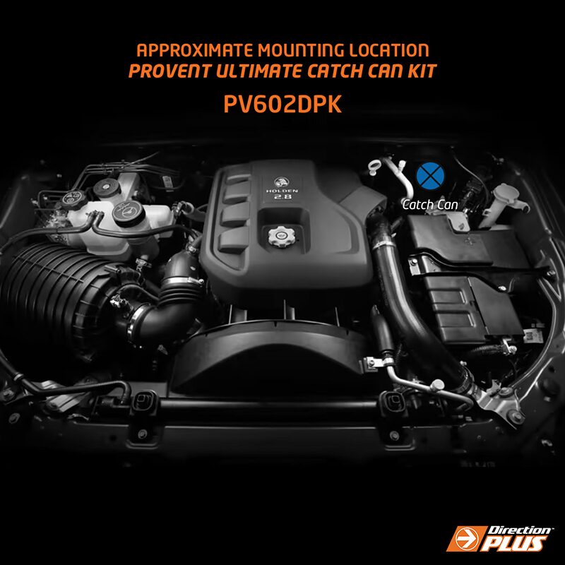 Direction-Plus ProVent Ultimate Catch Can Kit Holden Colorado PV602DPK