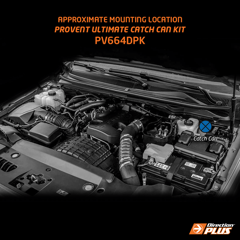Direction-Plus ProVent Ultimate Catch Can Kit Ford PXIII Bi-Turbo PV664DPK