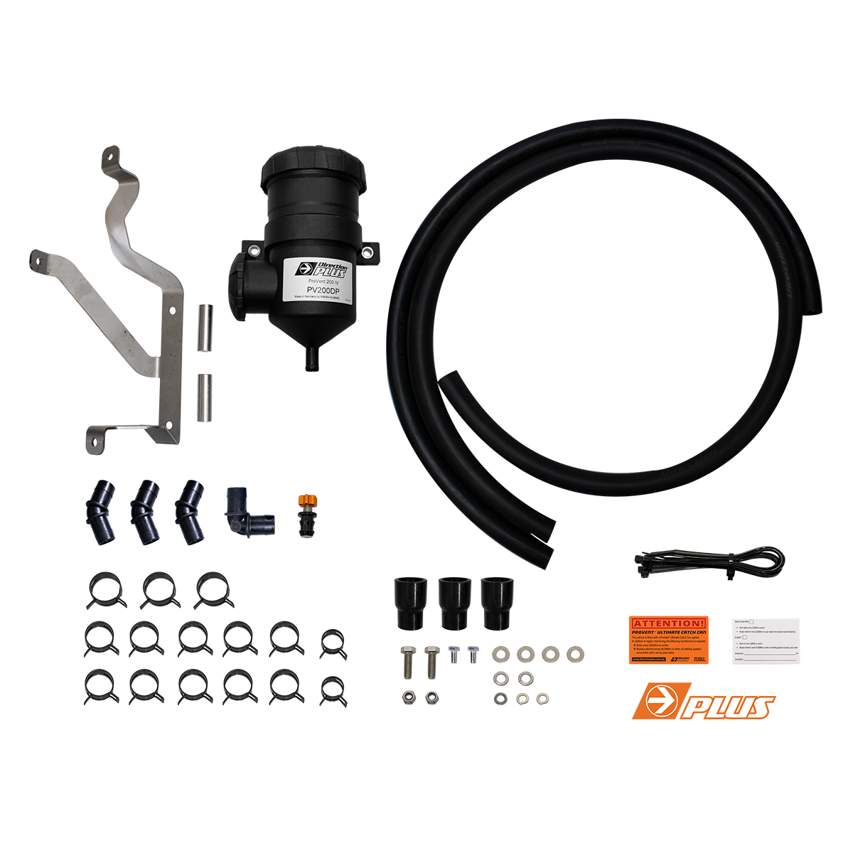 Direction-Plus ProVent Ultimate Catch Can Kit Next Gen Ranger / Everest / Amarok 2L 4cyl PV672DPK