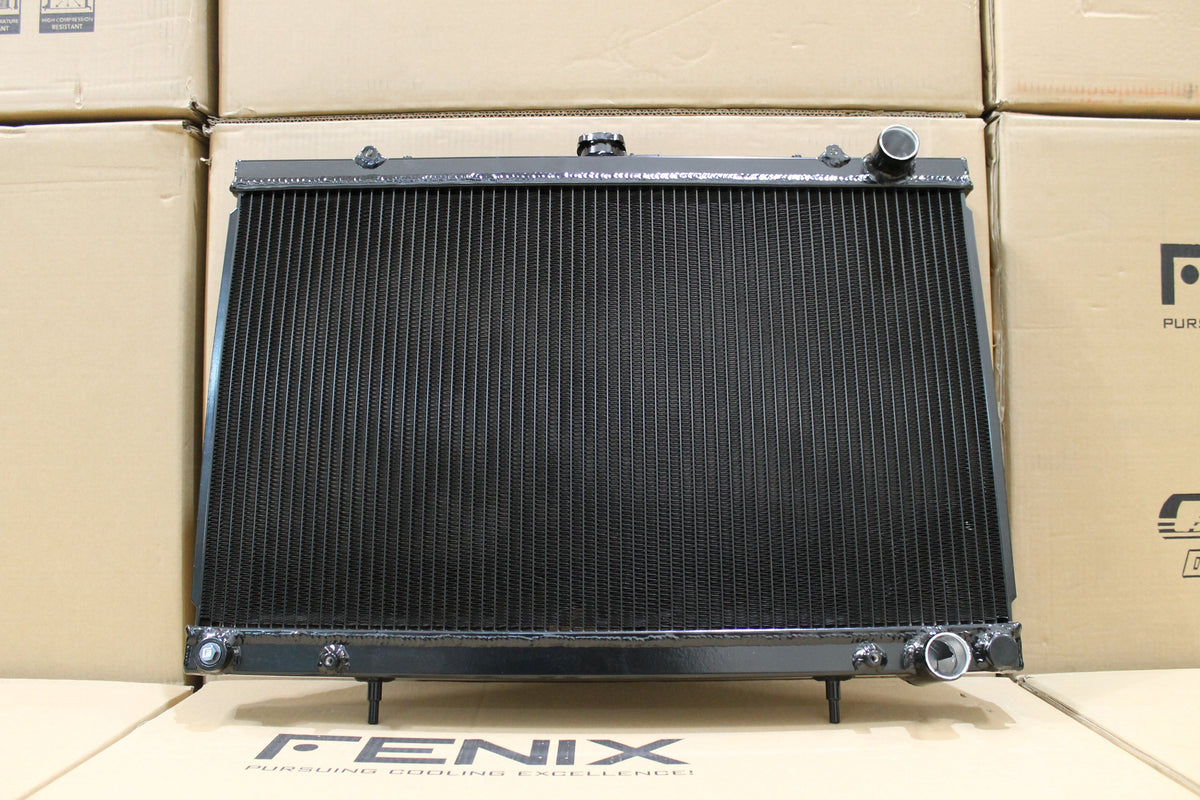 Nissan R32 Skyline Full Aluminium Performance Radiator, Custom Built Shroud & 16" 3000CFM Spal Fan