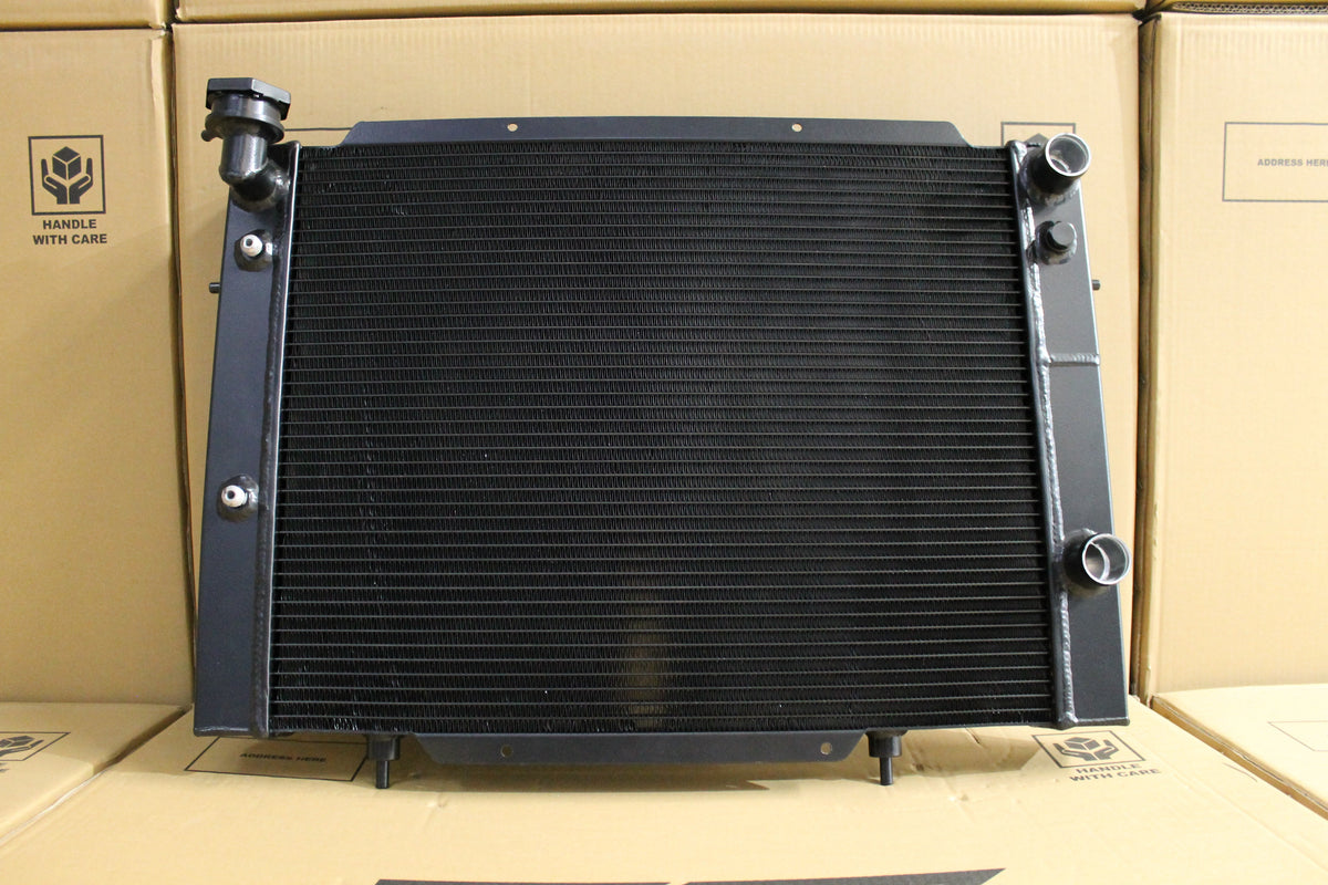 Holden VB-VC-VH-VK LS1 Conversion Full Alloy Performance Radiator, Custom Built Shroud & 16" 3000CFM Spal Fan