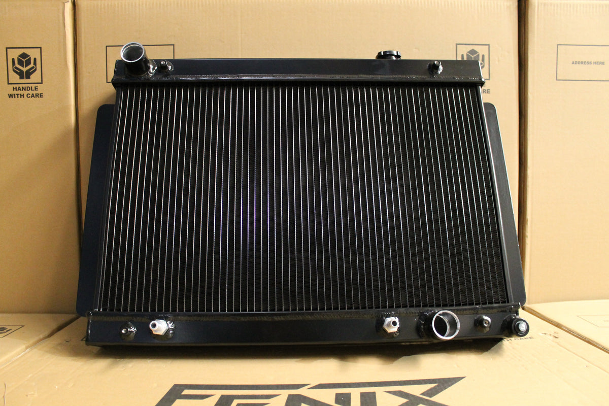 Holden Kingswood HG-HX Chev V8 Full Alloy Performance Radiator, Custom Shroud & Spal Fans