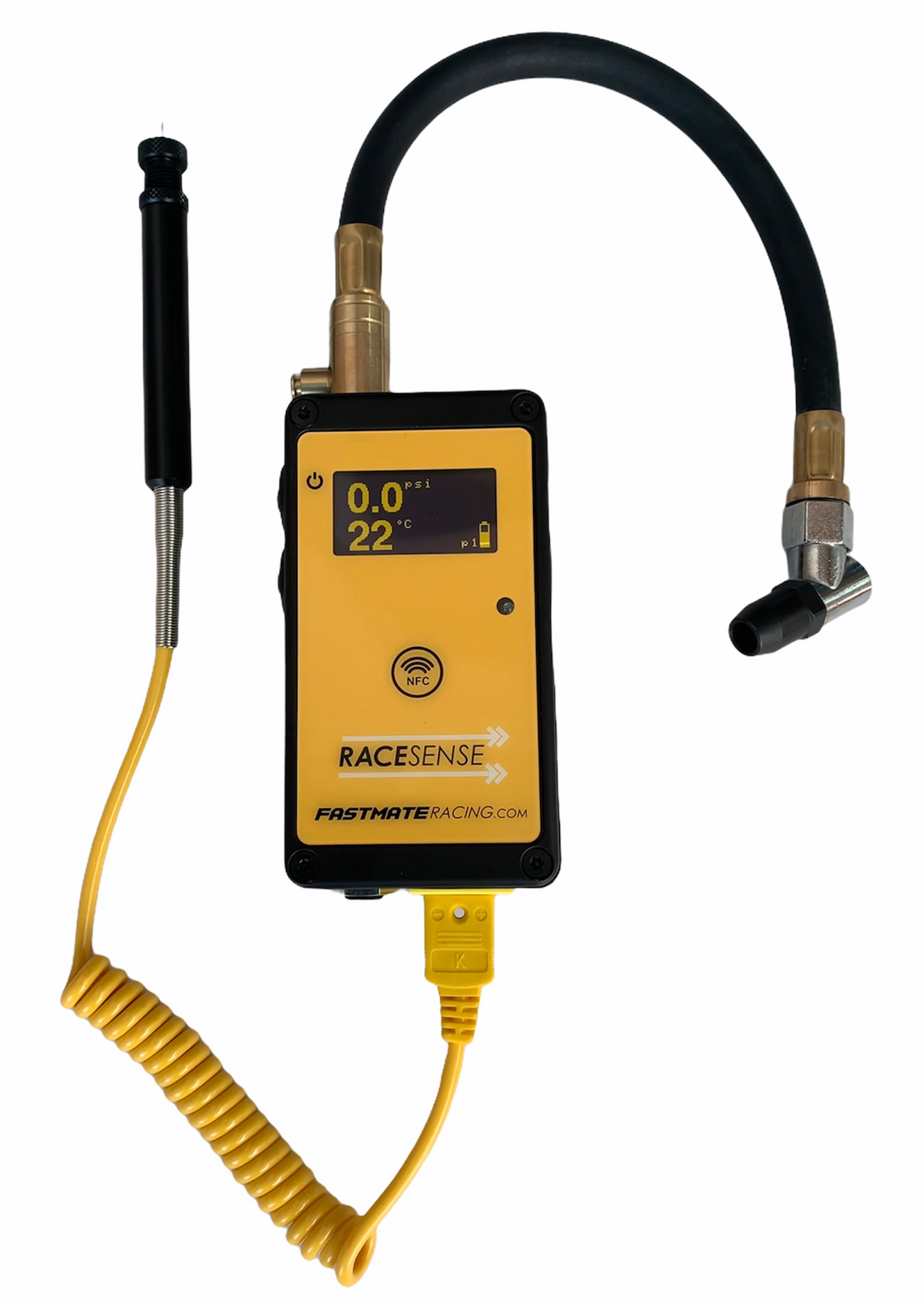 RaceSense Digital Tyre Pressure Gauge with Pyrometer